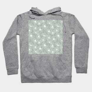 Sage Poppies Hoodie